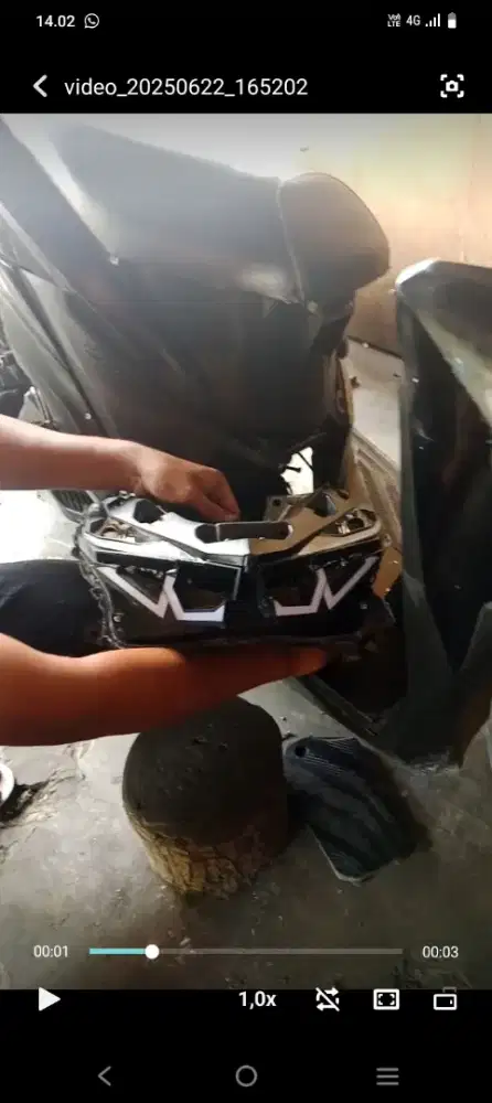 Lampu hexagon vario led old ( lampu variasi)