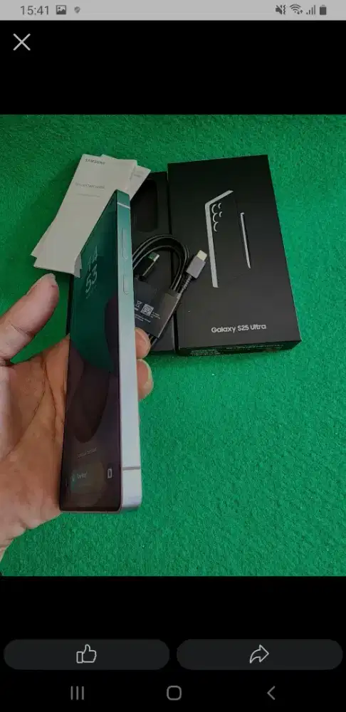 SAMSUNG S25 ULTRA 5G RAM 12/512GB ORIGINAL SEIN NORMAL