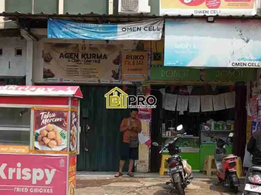 Ruko dijual jalan raya kapitan gas alam cimanggis