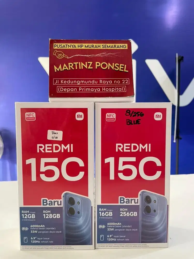 REDMI 15 C 6/128 , 8/256 GB NEW