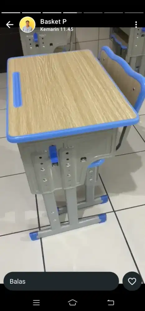 Kursi baru sekolah wa