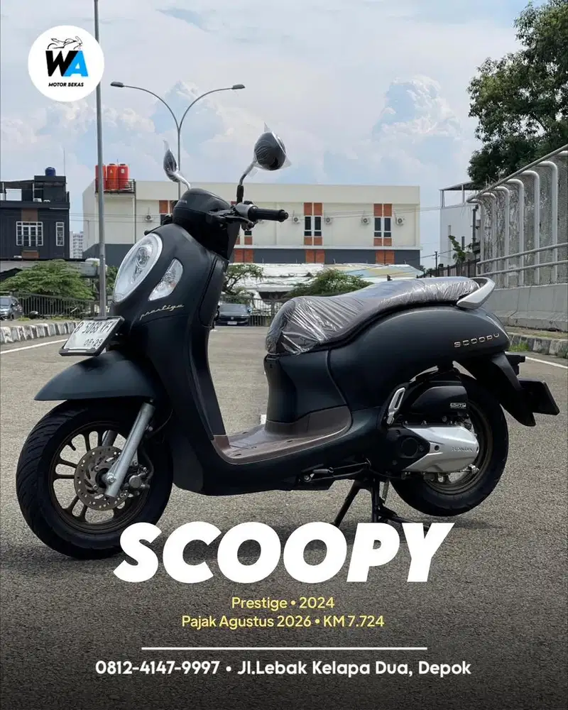 Kredit/Cash Honda New Scoopy Prestige Tahun 2024