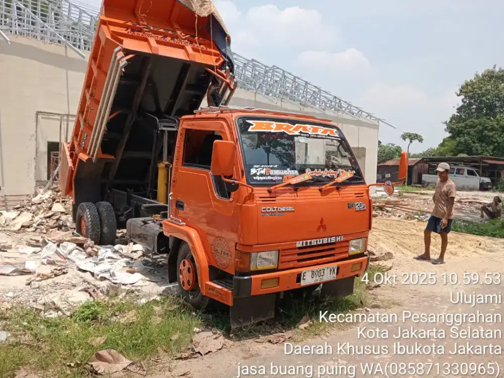 Jasa buang puing dan sampah