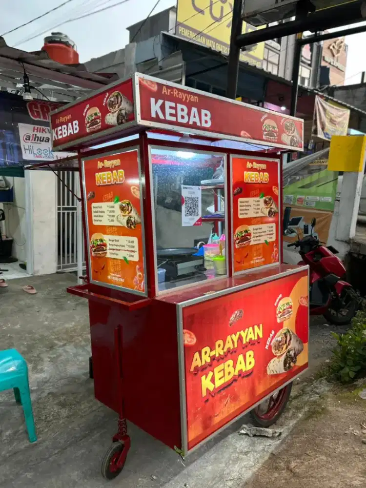 Gerobak kebab baru pake 14 hari