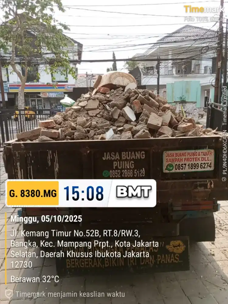 Jasa angkut puing dan buang sampah