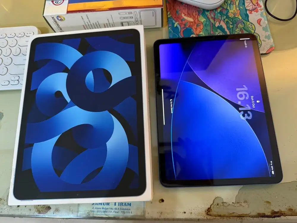 IPAD AIR M1 GARANSI IBOX BLUE