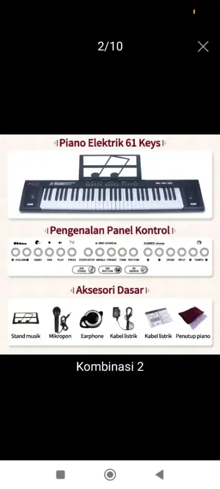 Benston Piano Elektronik 61 Key