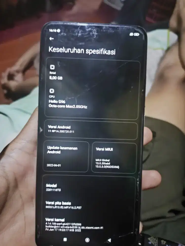 Redmi Note 11 Pro 8/128 Batangan Rooted