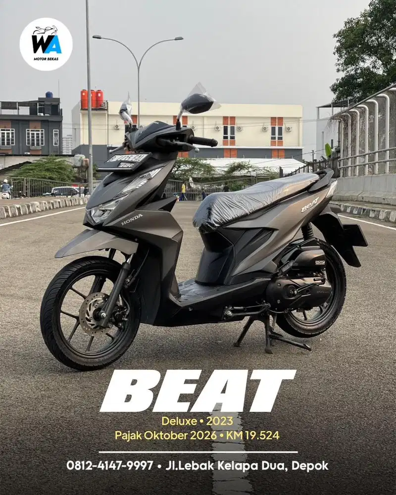 Cash/Kredit Honda Beat Deluxe Cbs Iss Tahun 2023