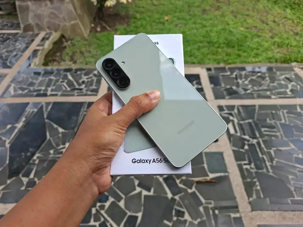 Cod Tembung Samsung A56 5G 8/256 Mulus Fullset Garansi Resmi 10 bln