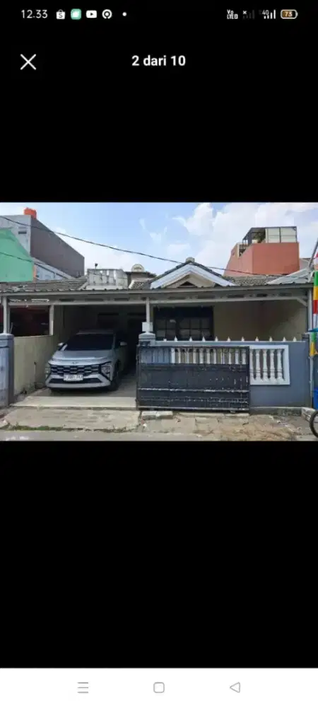 Disewakan tahunan rumah tinggal bebas banjir dekat pasar, angkot dll