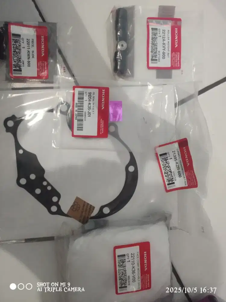 gasket, roller, oil seal (japan), silider (oem) & rumah roller k36