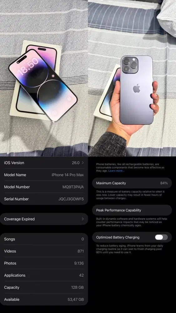 IPhone 14 Pro Max 128 Deep Purple