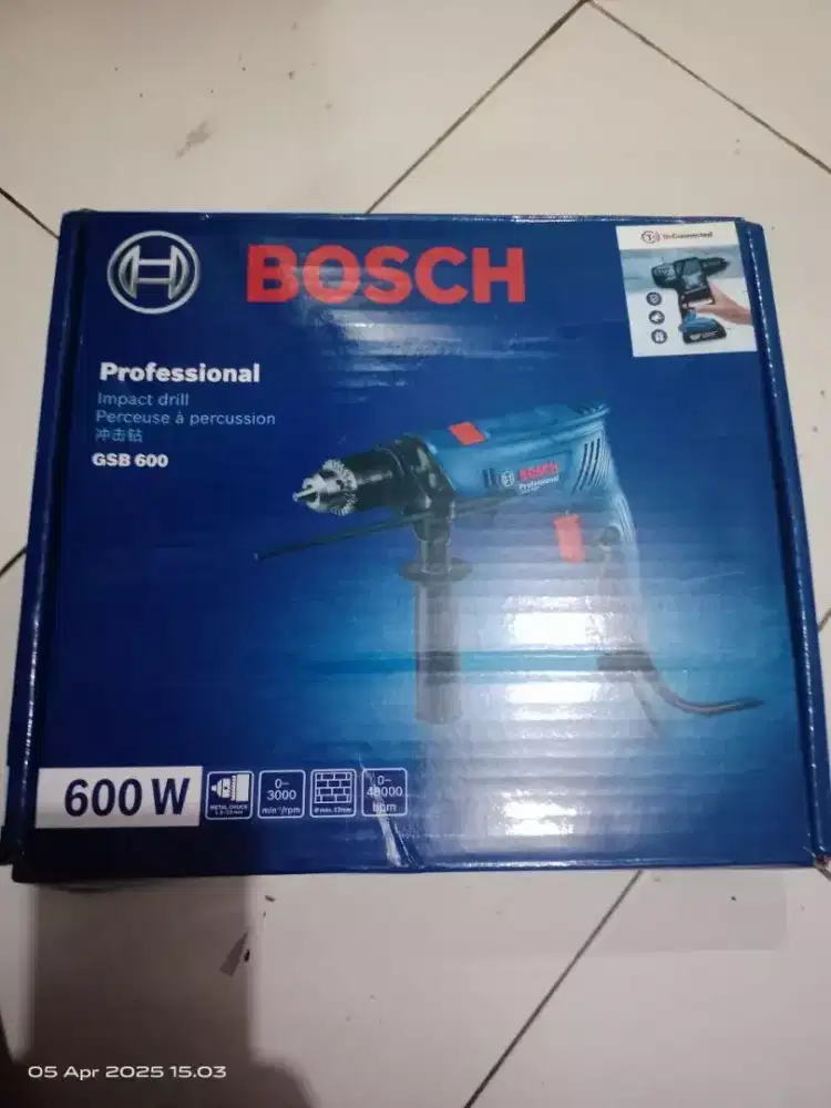 Mesin bor impact Bosch 600 watt