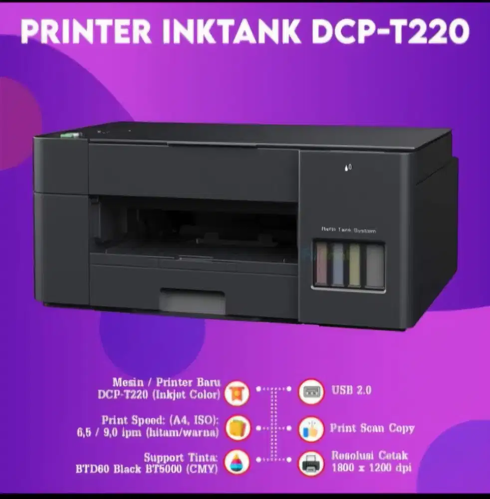 Printer Bekas baru sekali di pakai