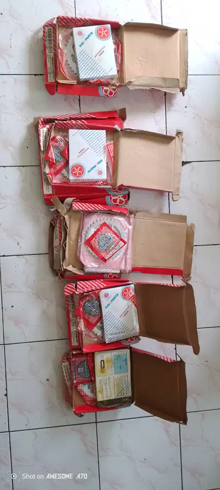 gearset new old stock( baru stok lama)