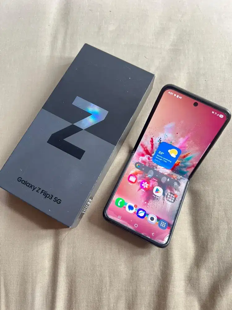 Samsung zflip 3 complete box normal