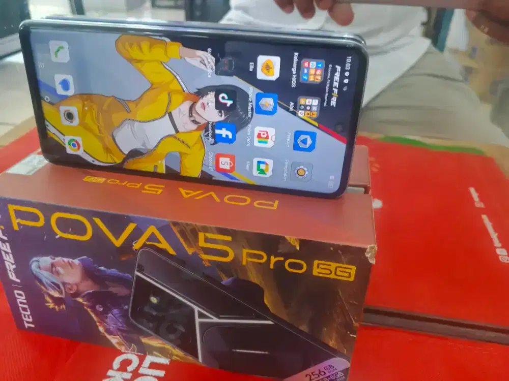 Pova TECNO Pro 5G 8/256 gb mulus lengkap no minus