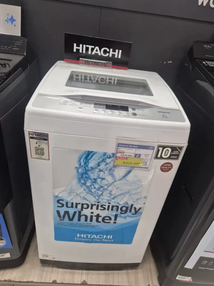 Kredit Mesin Cuci Hitachi 8Kg Bunga 0%