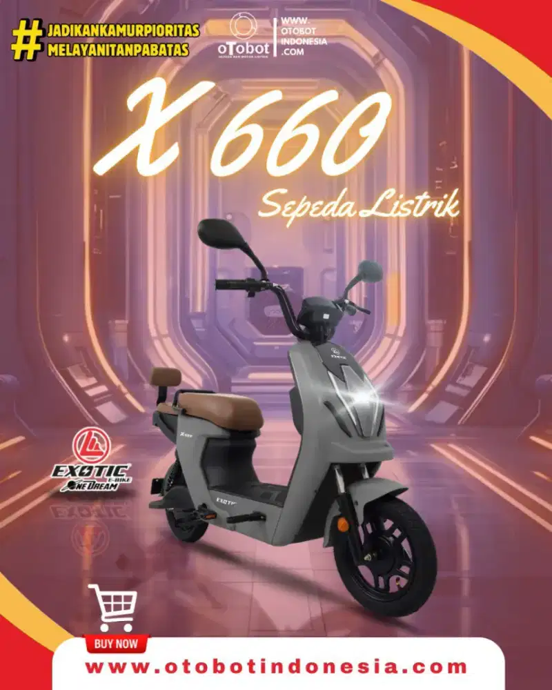 Sepeda listrik Exotic X660 Uwinfly