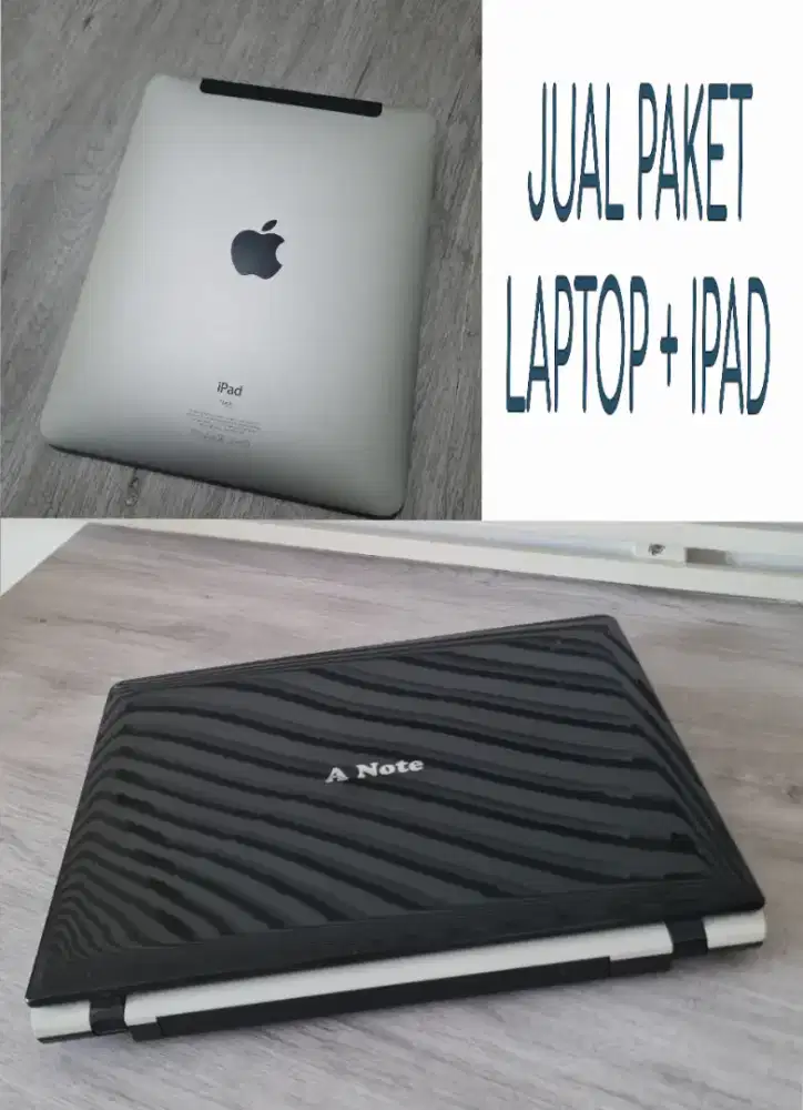 Laptop Anote + ipad
