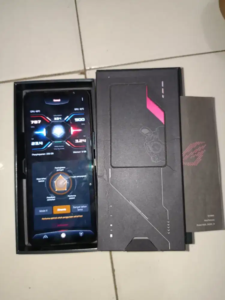 Jual murah rog 6 8/256 kondis like new prima jarang di pakai