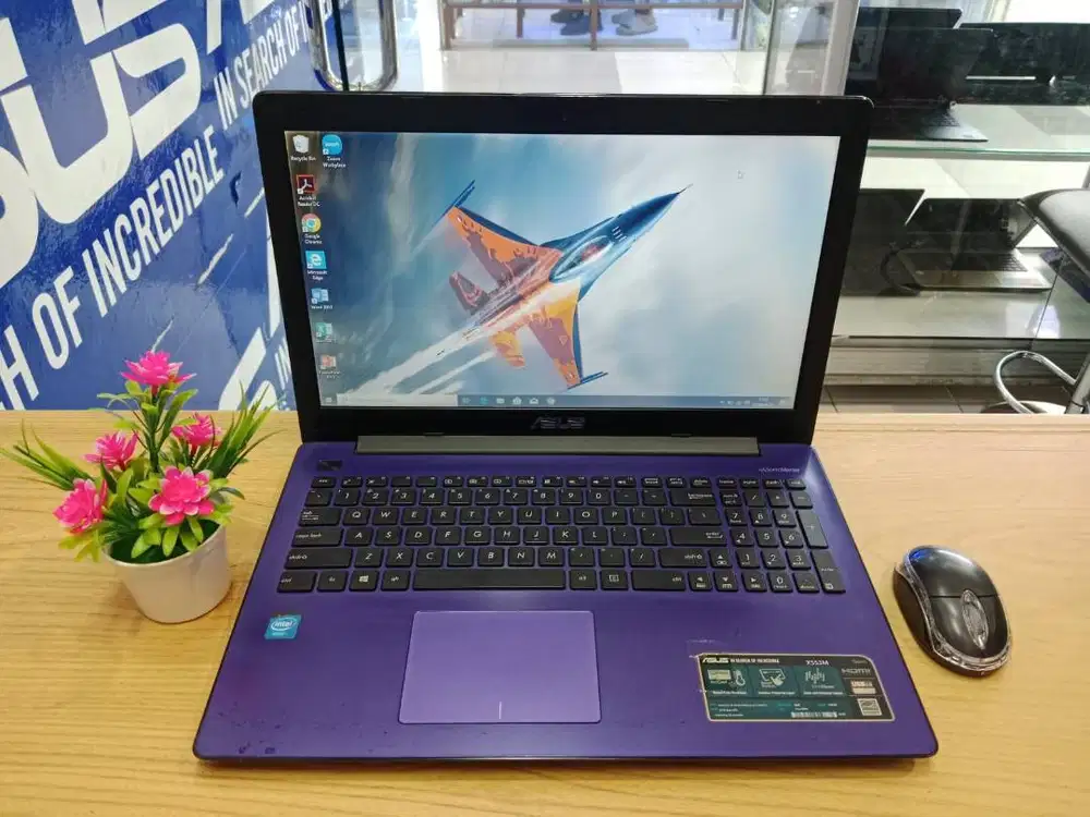 LAPTOP SEKOLAH ASUS X553M RAM 2GB HDD 500GB SIAP PAKAI