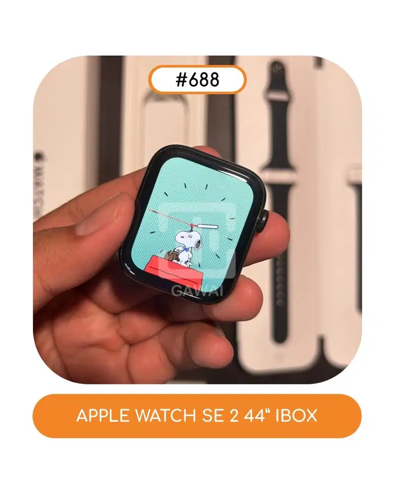 #688 Apple Watch Se Gen 2 Midnight 44Mm Ibox BH 92%