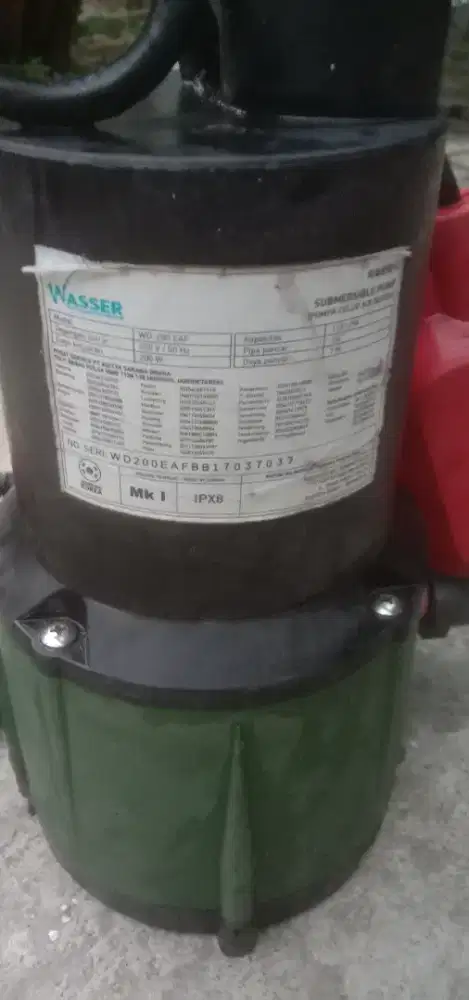Pompa celup wasser automatis kondisi masih normal