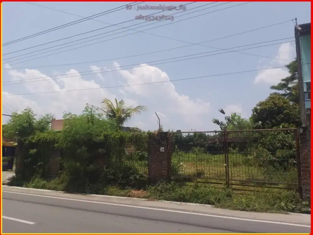Terbaik tanah Kalasan di utara Candi Kedulan ,SHM P murah