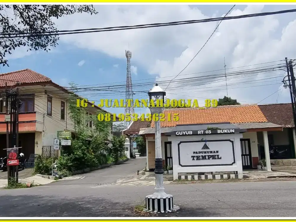 TANAH TEMPEL SLEMAN AKSES PAPASAN , SHM P 200 JUTAAN