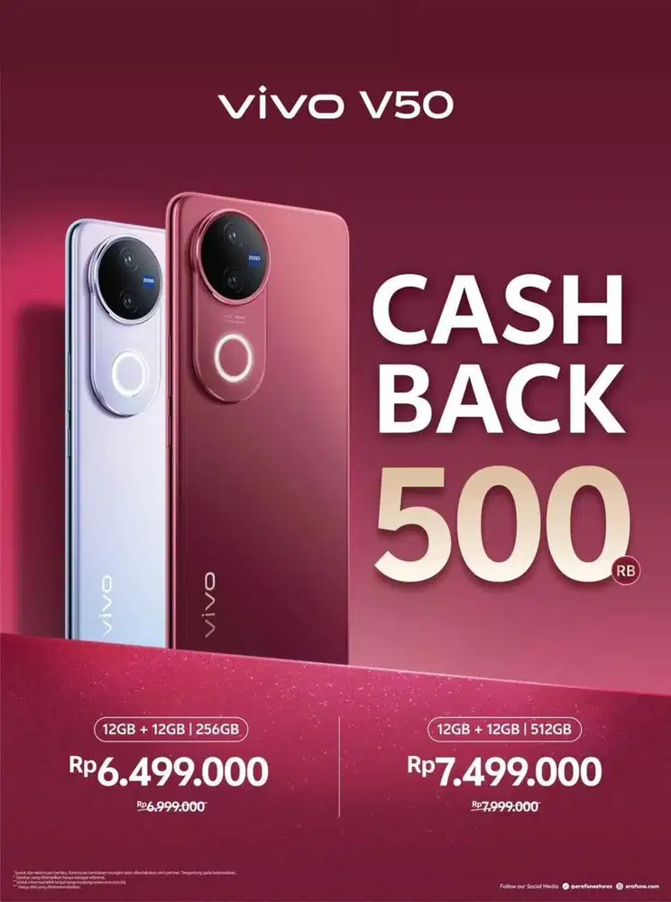 Baru vivo V50 5G jual murah