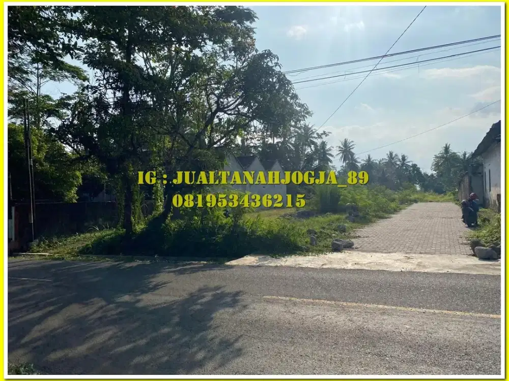 TANAH MURAH DI TEMPEL SLEMAN DIJUAL CEPAT , SHM P unit