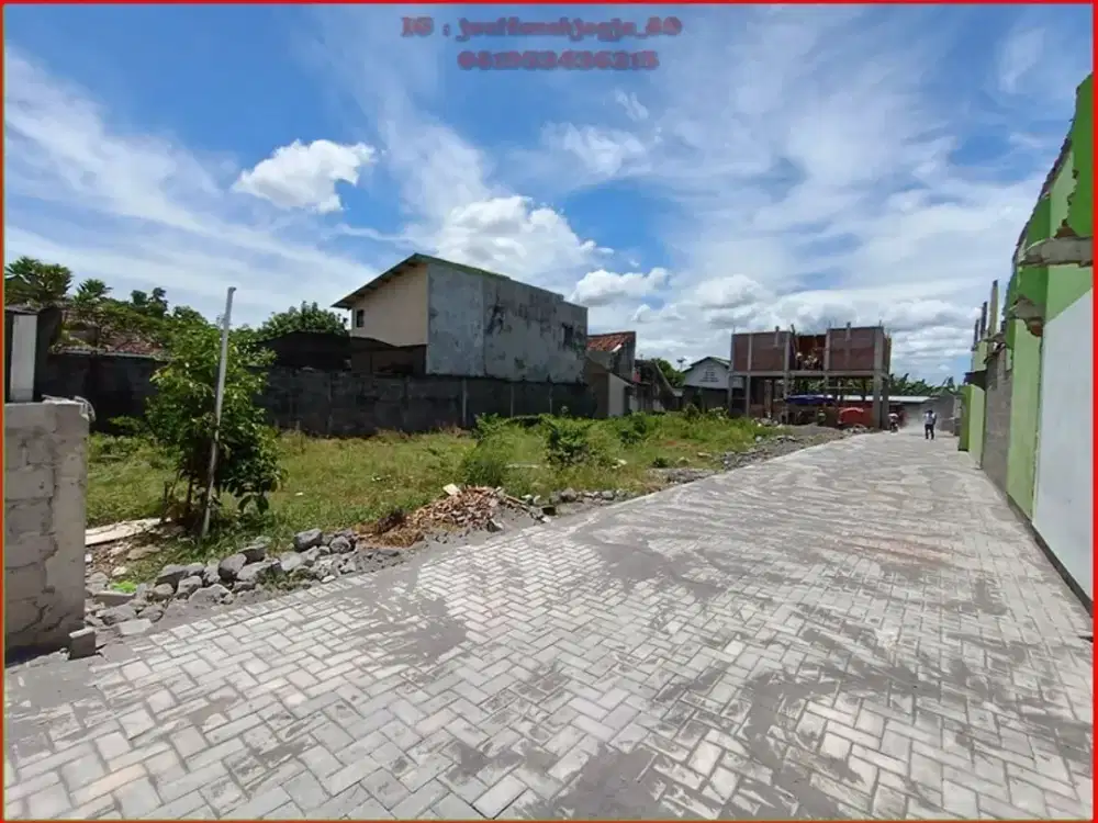 Tanah dijual dekat Jogja Kota ,SHM P dalam ring road