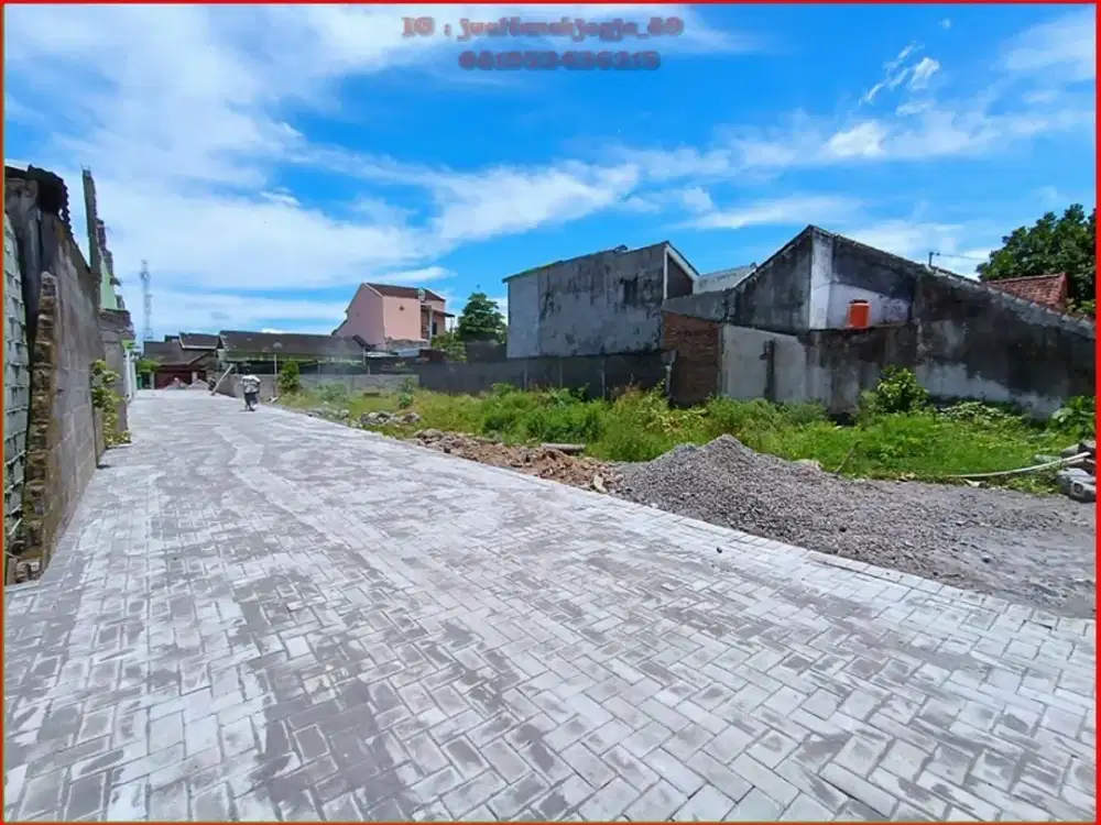 Tanah Siap Bangun rumah kost di Barat Malioboro