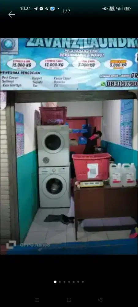 Over usaha laundry sudah berjalan tinggal teruskan saja