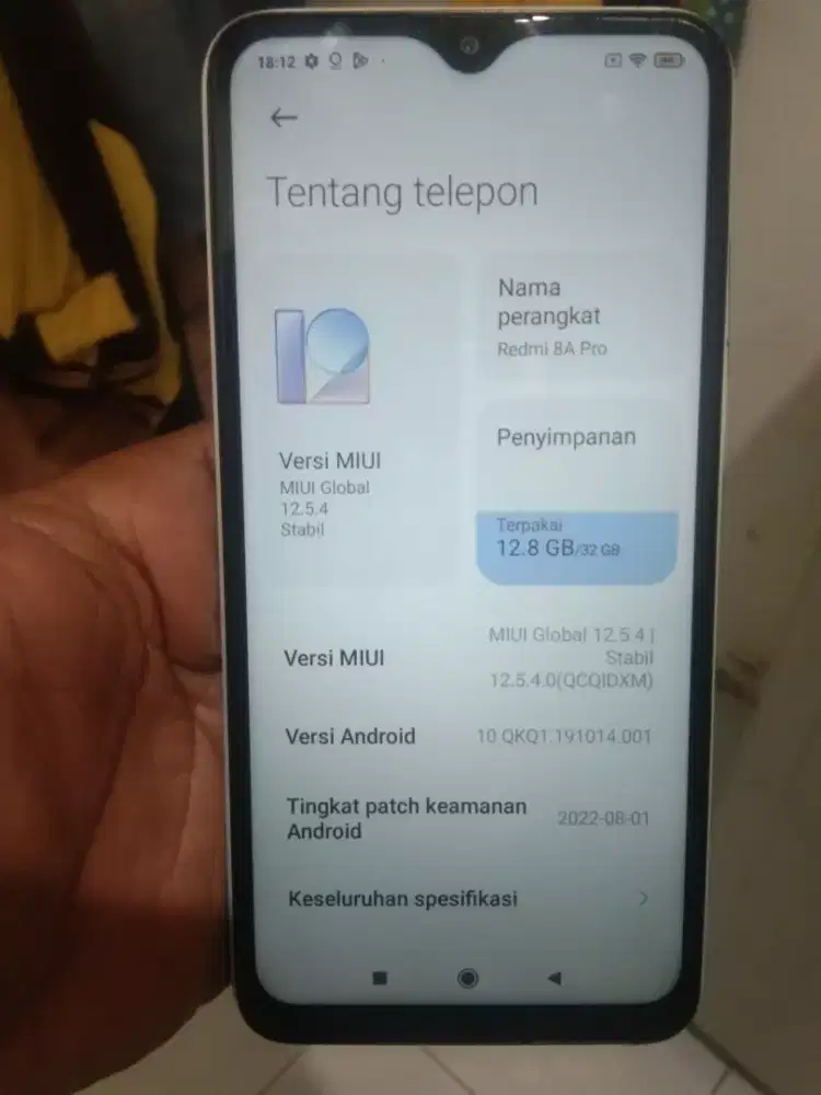Xiaomi Redmi 8A Pro 3/32 Type C Cepat Aja