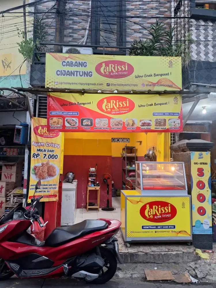 Jual fried chicken (Larissi) atau Take Over secara resmi