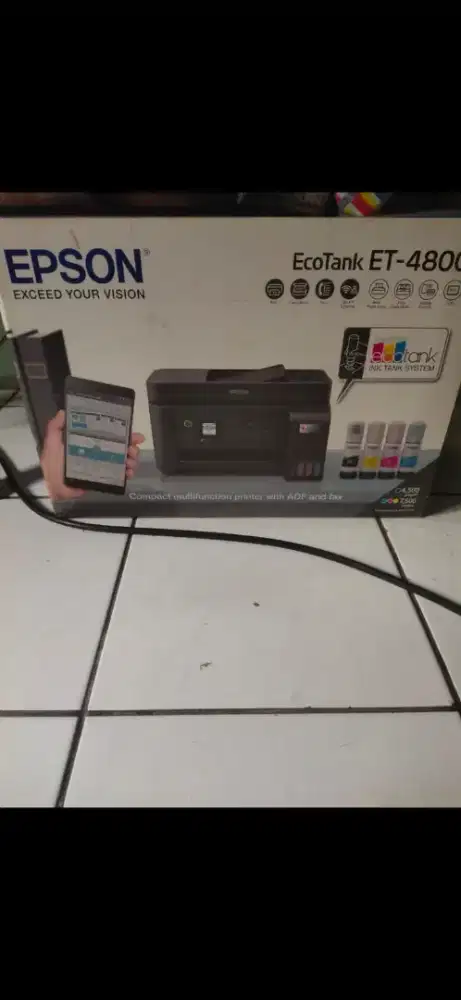 Print Epson baru buka segel dus 95% gress