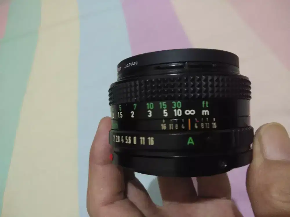 Lensa canon manual 50mm f2 bokeh