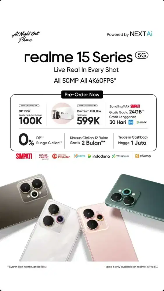 Pre-order DP 100.000l dapatkan Gift box l dan kuota 24 GB