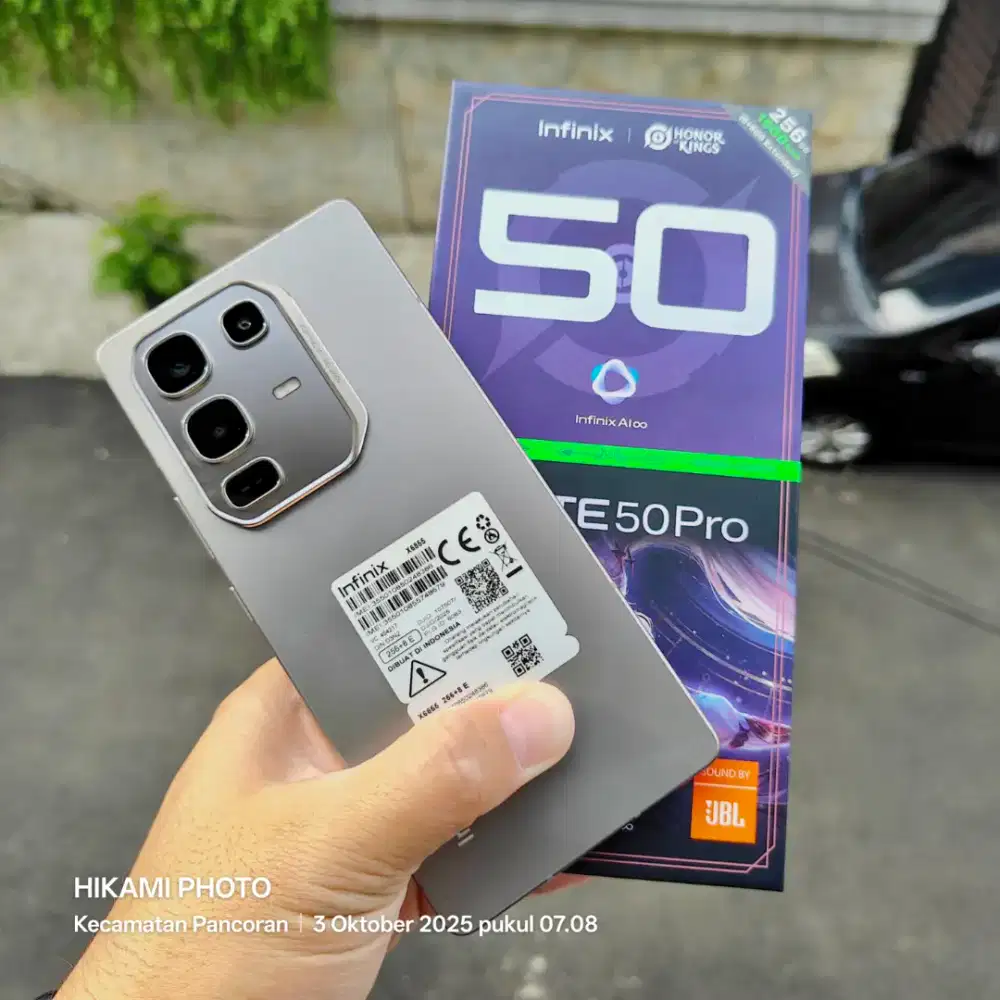 INFINIX NOTE 50 PRO RAM 16/256 GB FULLSET MULUS MASIH GARANSI