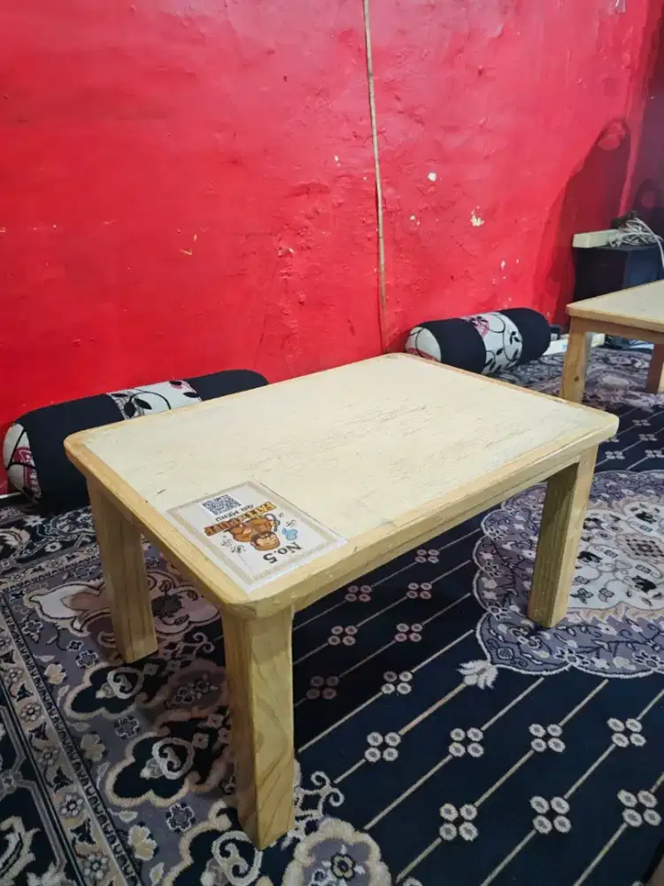 Meja Mini, meja belajar, meja kayu, meja kecil