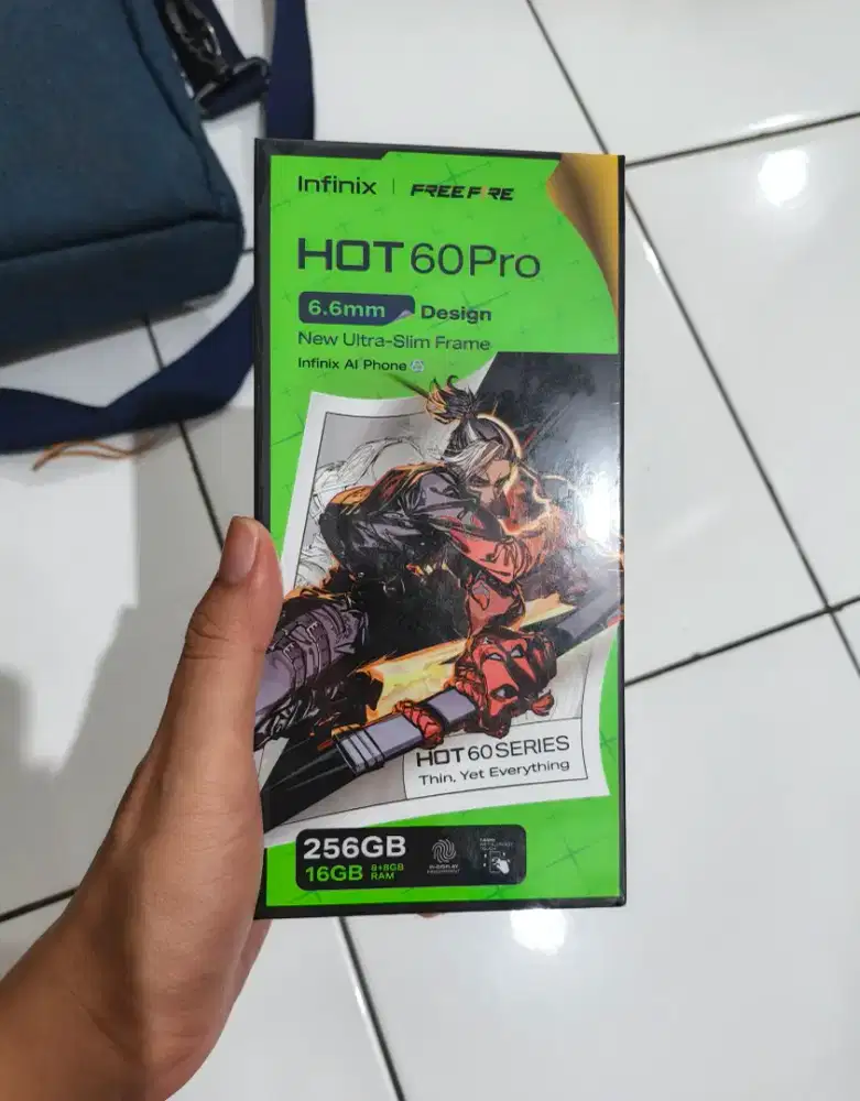 Infinix hot 60 pro 8/256gb segel baru dlm box garansi resmi