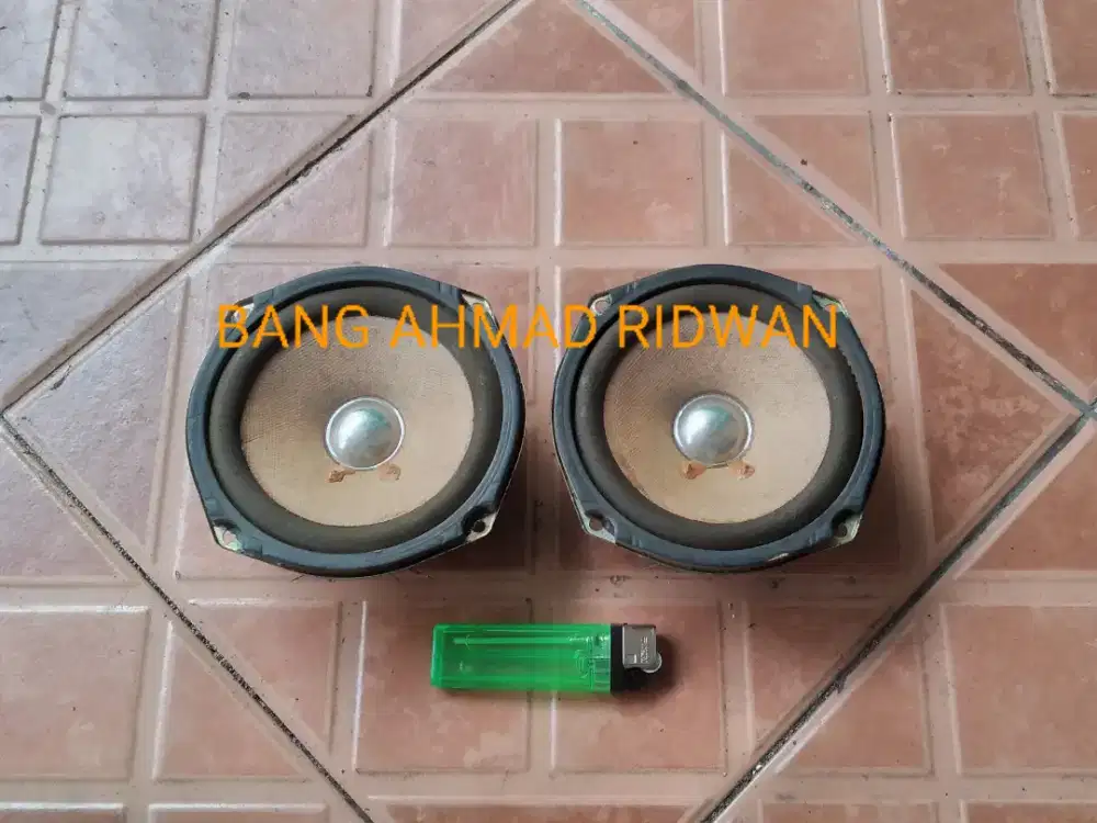 2 unit speaker pasif aiwa untuk radio tape deck kaset pita antik jadul