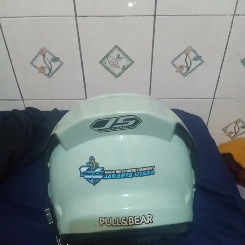 Helm JS hijau tosca