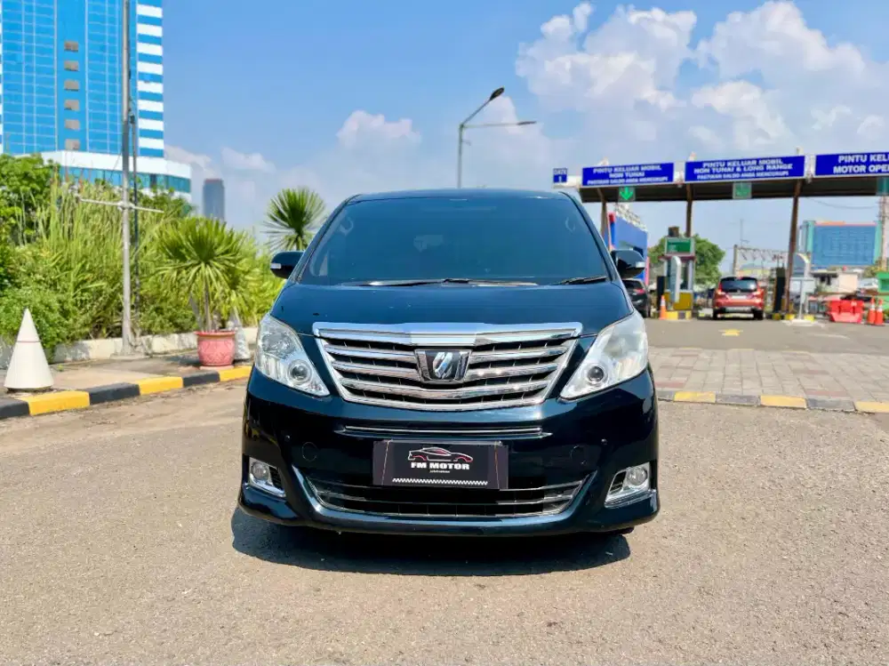 Toyota Alphard X 2012 AT 2.4, Km 129Ribu, Pajak Panjang