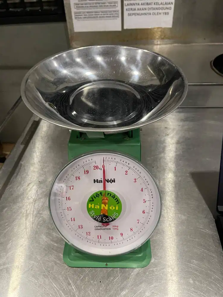 TIMBANGAN DUDUK 20KG PIRING BULAT HANOI VIETNAM (20 KG UNTUK USAHA)