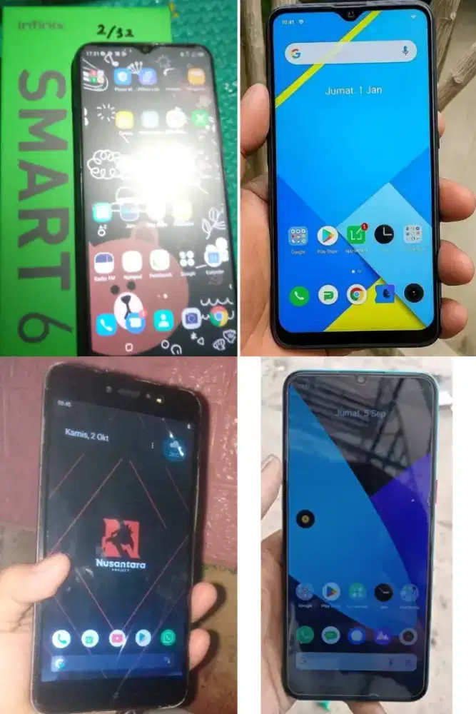 Handphone beda beda harga