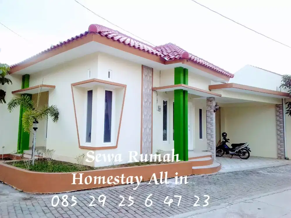 Sewa kontrakan rumah modern di Magelang, harian, bulanan, tahunan